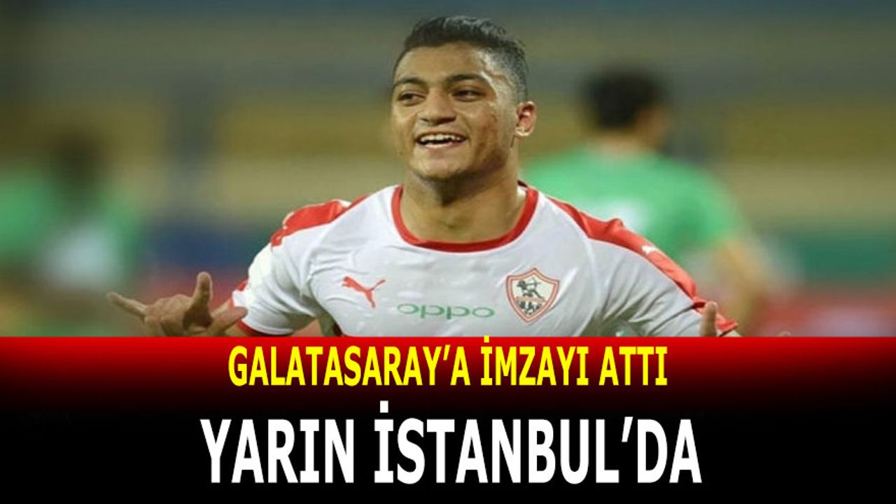Mostafa Mohammed Galatasaray'da! İmzayı attı yarın İstanbul'da