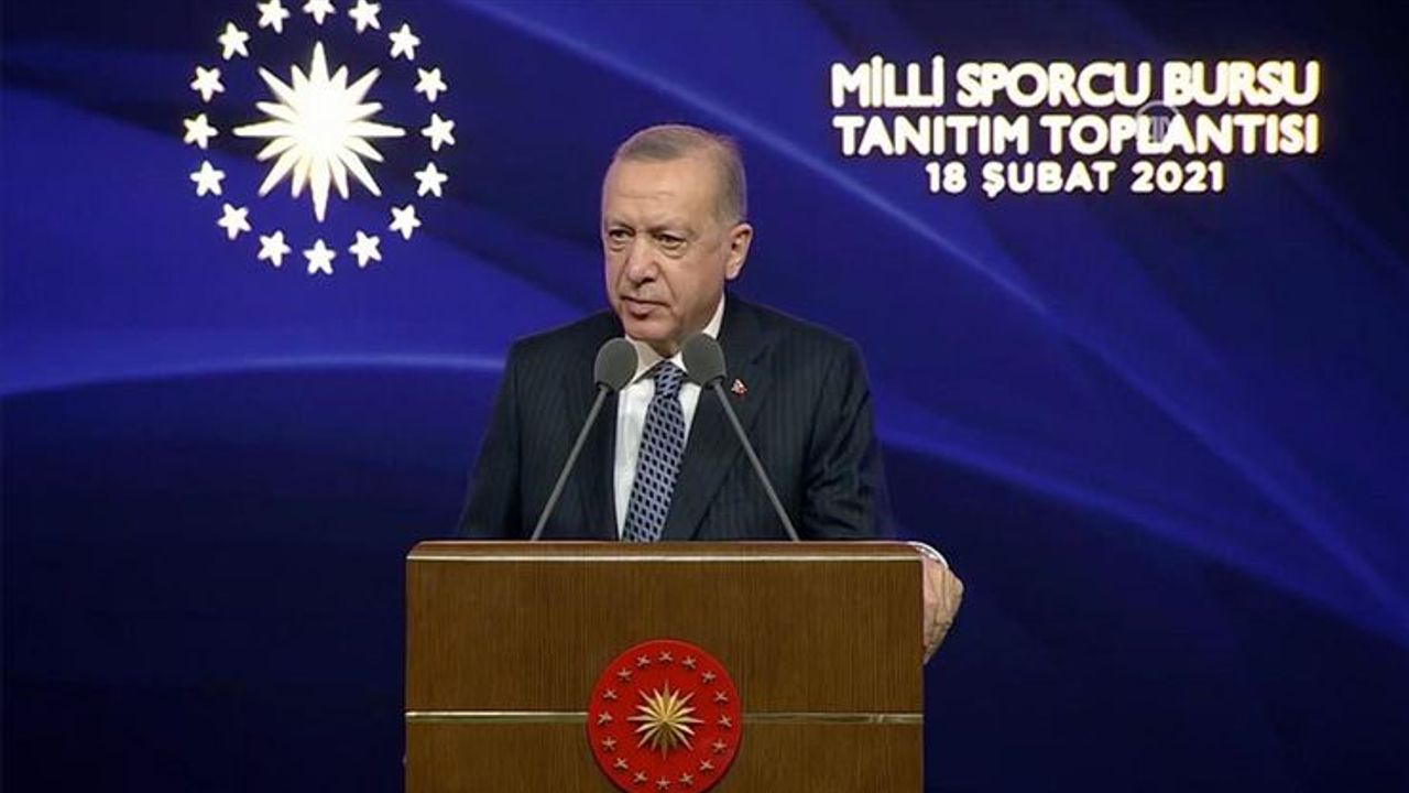 Erdoğan'dan milli sporculara yüzde 100 burs müjdesi!