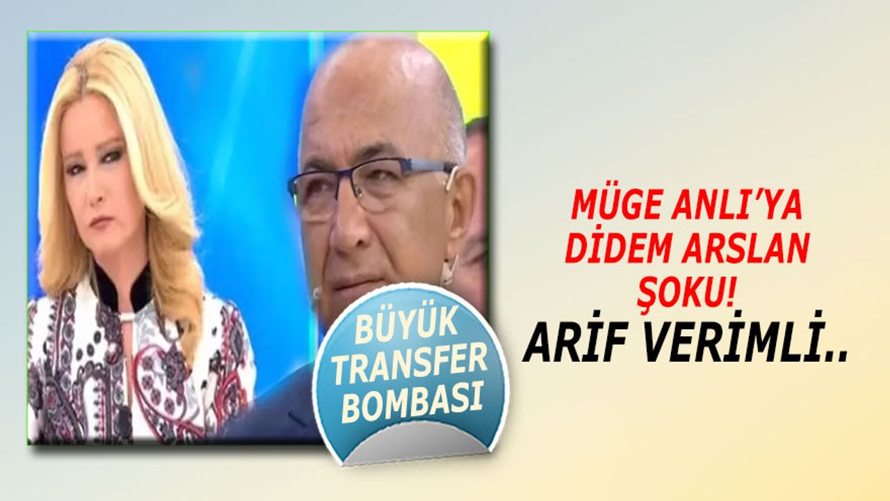 Müge Anlı'dan ayrılan Arif Verimli gidiş nedeni belli oldu! Show TV Didem Arslan transfer oldu!