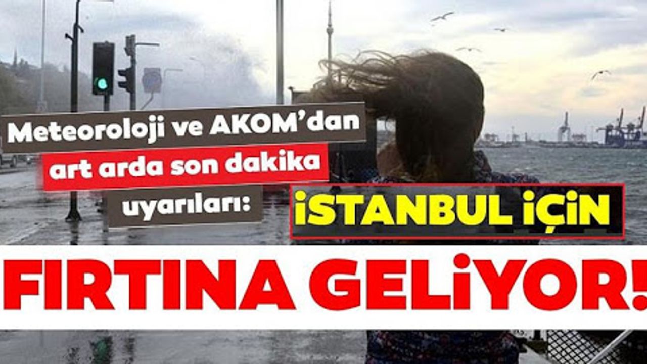 İstanbul'da Şiddetli Fırtına Ağır Hasarlar Bırakıyor ! Fırtınadan Çatılar Uçtu Arabalar Hasar Gördü