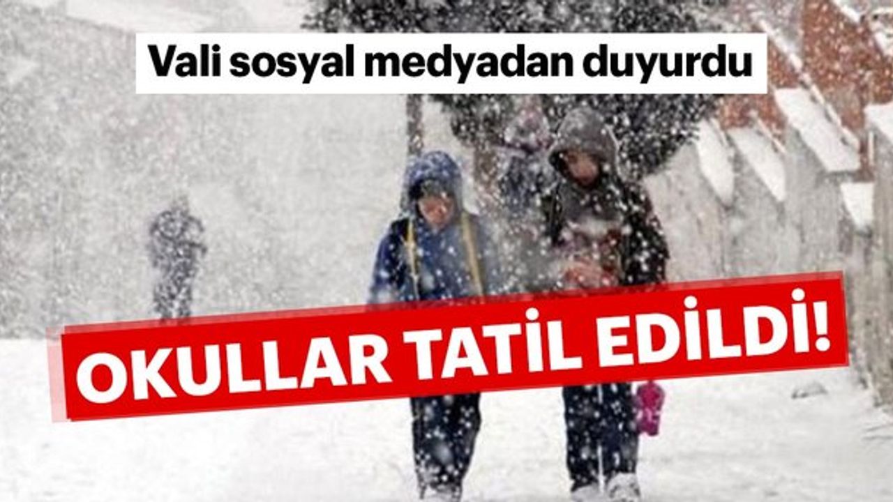 Ankara Yarın Okullar Tatil Mi? Ankara Valiliği 16 Aralık Kar Tatili Var Mı?