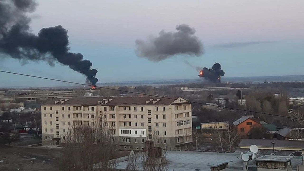 Rus ordusu Ukrayna'yı işgale başladı! Kiev’den patlama sesleri yükseliyor