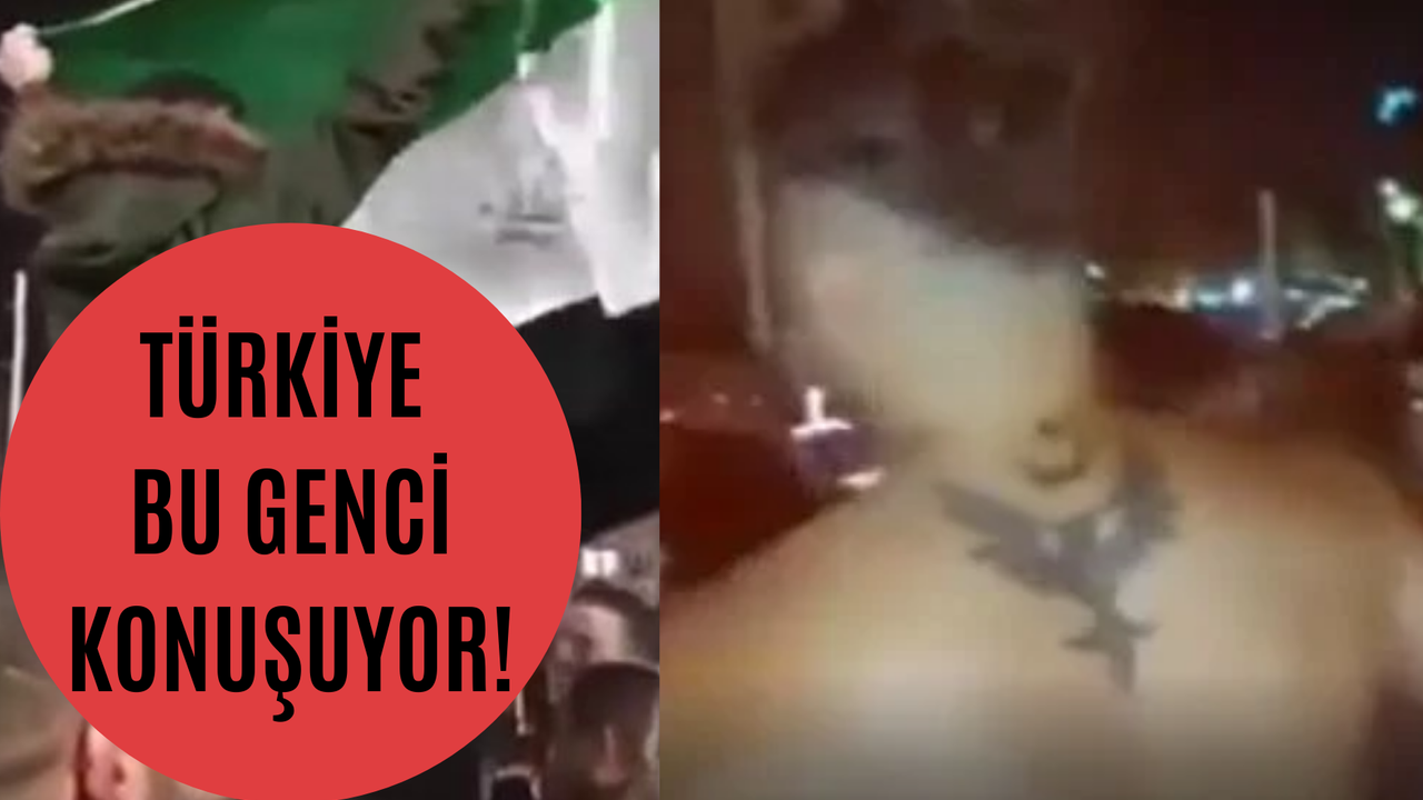 Taksim'de Suriyelilerin Kutlamasını Dağıtan Genç Kim? "Türkiye" Diye Suriyelilere Daldı! Ortalığı Dağıttı!