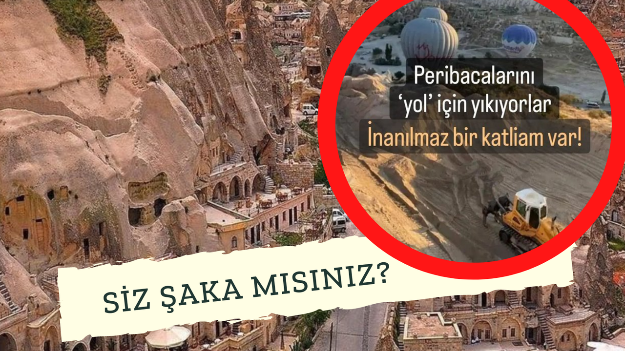 Peri Bacaları Yıkımı Başladı! Kapadokya’da Peri Bacaları "YOL" İçin Yıkılırken Sosyal Medya Ayaklandı!