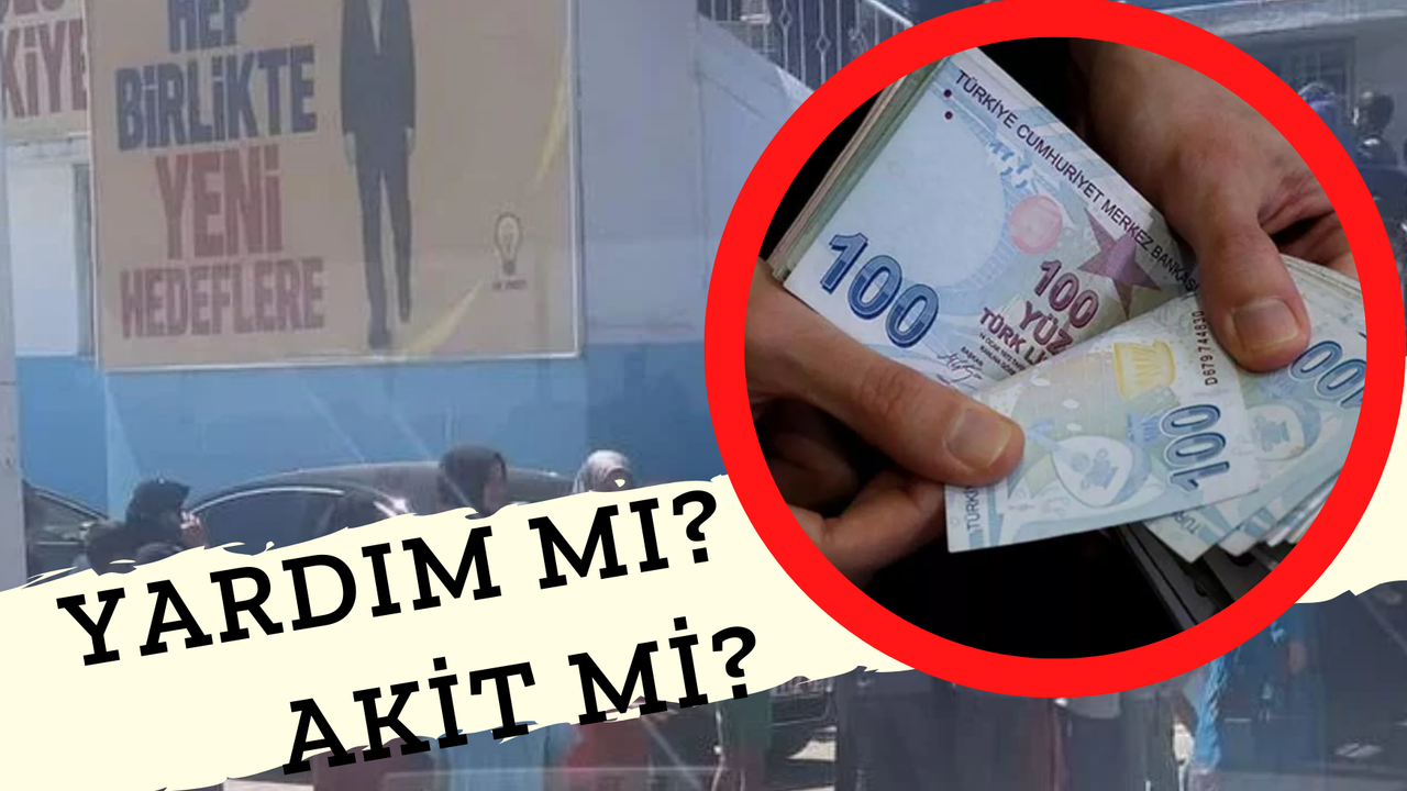 AKP İlçe Başkanlığı'nın 250 TL'lik Market Çeki "Olay" Çıktı! Erdoğan'ın Mitingi Öncesi Yapılan Yardım Ve Zamanlaması...