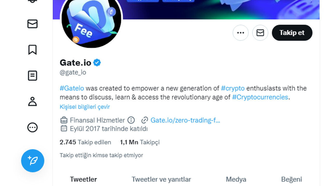 Son dakika Gate.iO Twitter hesabı Hacklendi! Sakın bağlantıya tıklamayın
