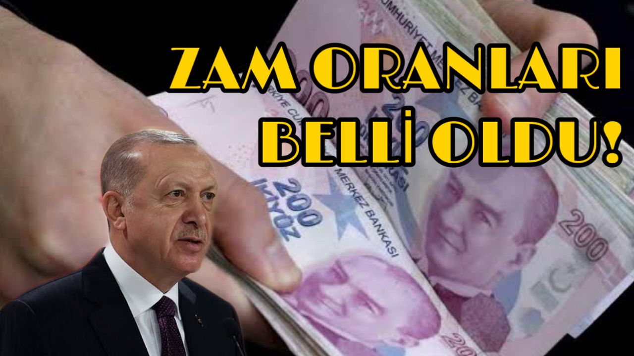 Cumhurbaşkanı Recep Tayyip Erdoğan’ dan Açıklama Geldi! Memur ve Emekli Maaşı Zam Oranları Belli Oldu!