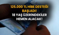 125.000 TL hibe desteği başladı! 18 yaş üzerindekiler hemen alacak!