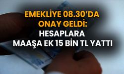 Emekliye 08.30’da onay geldi: Birikmiş ödeme hesaplara yattı! Maaşa ek 15 bin TL başvurusu için…