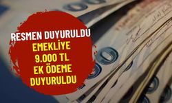 Resmi olarak açıklandı! Emeklilere bayramda 9000 TL ikramiye verilecek