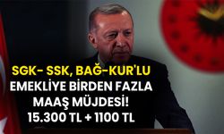 SGK- SSK, Bağ-Kur'lu Emekliye 17-18-19-25-26 28 Mart'ta birden fazla maaş müjdesi! 15.300 TL + 1100 TL