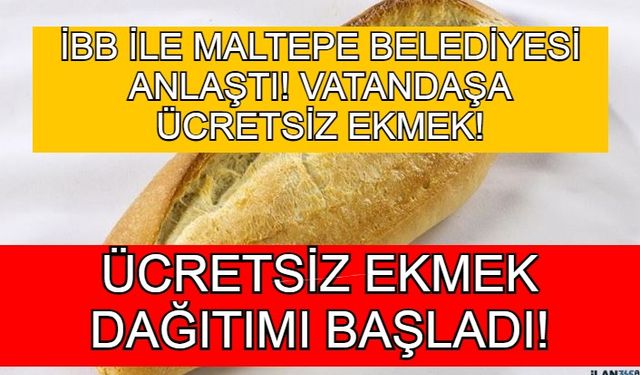 İstanbul'da Belediyelerin Ücretsiz Ekmek Dağıtımı Başladı!