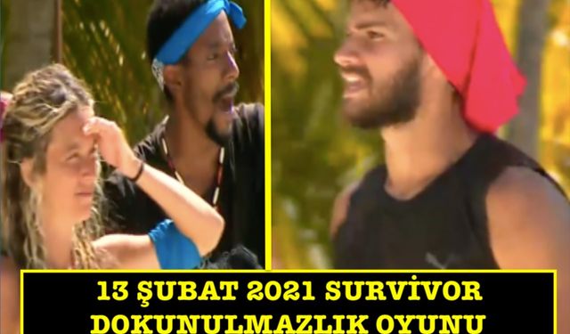 Survivor 13 Şubat 2021 Dokunulmazlık Oyunu kim kazandı? Ünlüler mi Gönüllüler mi