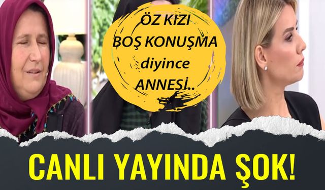 Esra Erol'da büyük şok! Nilüfer'in boş konuşma dediği annesi Hayriye bu söz karşısında öyle bir sır verdiki! Stüdyo dondu kaldı