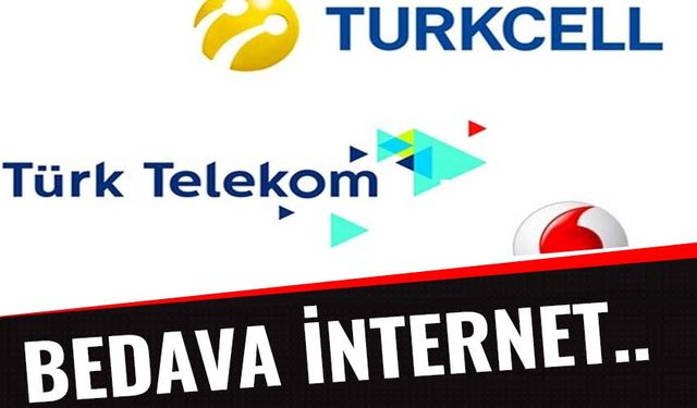 Turkcell, Vodofone ve Türk Telekom 2021 Yeni Bedava İnternet Paketi Kampanyaları