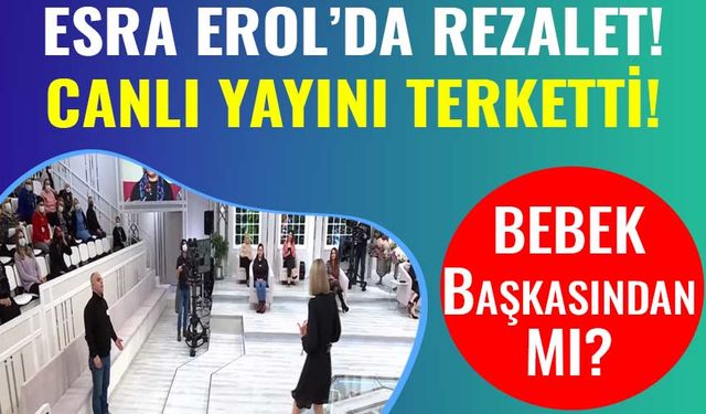 Esra Erol'da Rezil Adam Ömer! 21 yıllık eşini aldattı! Aldattığı kişi karnındaki bebek başkasından çıktı! Yayını terketti