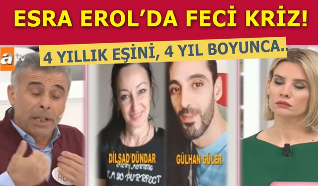 Esra Erol'da Feci kriz var! 4 Yıllık Eşi Başka adama kaçtı! 4 Yıl Boyunca Ortaya çıkan gerçek adamı tarumar etti