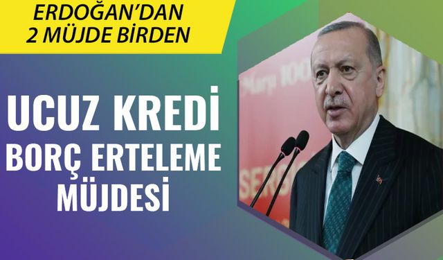 Vatandaşa Erdoğan'dan 2 büyük müjde! Temel İhtiyaç Kredisi ve Tüm borçların erteleniyor