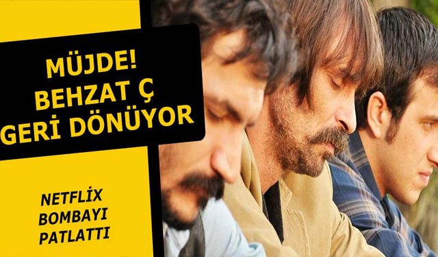 Behzat Ç. Netflix'le anlaştı! Behzat Ç Çekiç ve Gül yeni oyuncularla başlıyor!