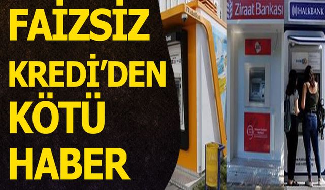 Faizsiz kredi için Vakıfbank, Ziraat Bankası ve Halkbank bekleniyor ancak Bankalar zor durumdalar!