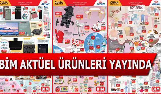 Bim Aktüel indirimli Ürün Kataloğu yayınlandı! Bim 9 Nisan Cuma İndirimli Ürünleri