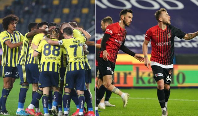 Fenerbahçe'nin konuğu Gaziantep FK! Her iki takımda da eksikler var!