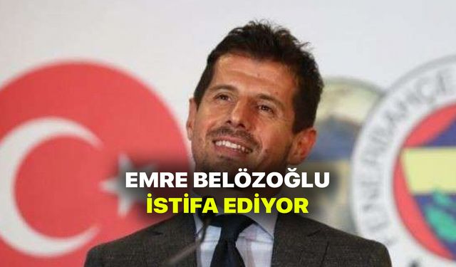 Emre Belözoğlu istifa ediyor! Fenerbahçe'de Emre Belözoğlu dönemi kapanıyor