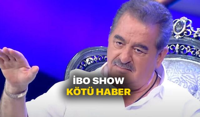 İbo Show'dan üzücü haber geldi! İbrahim Tatlıses yıkıldı! Sebebi evlilik mi!