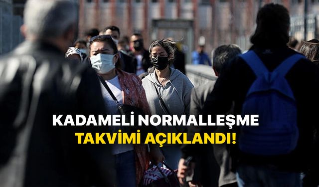 İçişleri Bakanlığı Kademeli Normalleşme takvimini açıkladı! Kafe ve Restoranlar açılmıyor mu