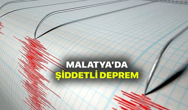 Son Dakika Şiddetli Deprem 7 Mayıs 2021 Malatya'da şiddetli deprem