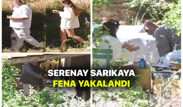 Serenay Sarıkaya sevgilisi Haldun Demirhisar fena yakalandı! Meğer 1 aydır