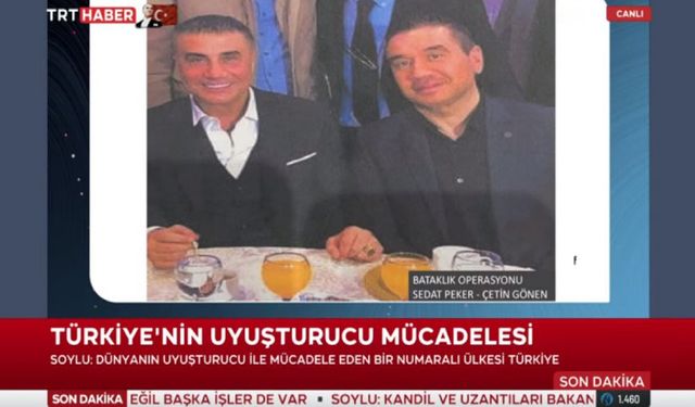 Çetin Gören kimdir? Süleyman Soylu'dan Sedat Peker'e Çetin Gören fotoğrafı!