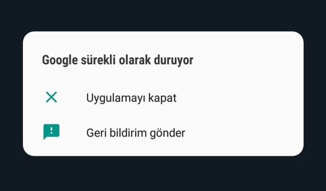 Google Sürekli Oluyor Duruyor Hatası Ne? Xiaomi ve Samsung Bildirim Nasıl Kapanır? Android Çöktü Mü?