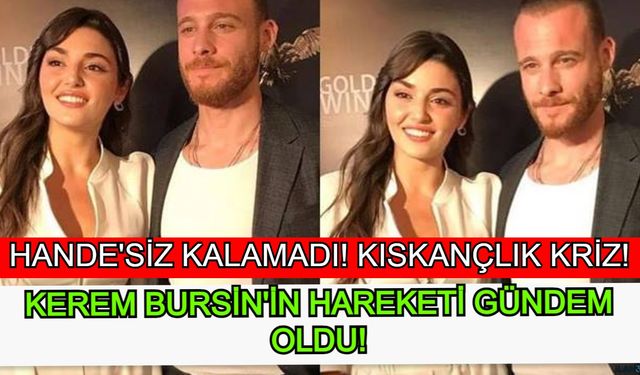 Bomba Görüntüler! Kerem Bursin Herkesin İçinde Hande Erçel'i Kolundan Tutup.... Kıskandı!