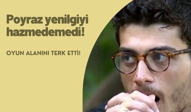 Survivor Poyraz mağlubiyeti kaldıramadı, her yeri dağıtıp oyun alanını terk etti! Survivor'dan çekiliyor mu?