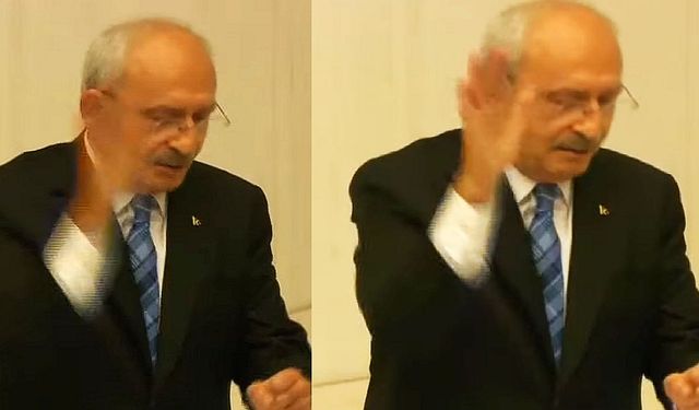 Kemal Kılıçdaroğlu Akp'lilere El Hareketi Mi Yaptı? Meclis Karıştı!