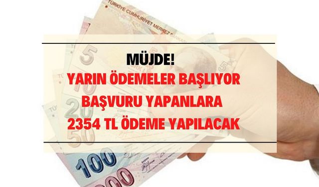 İhtiyaç sahibi herkes başvuru yapabilir! 15 Mart’tan itibaren hesaplara karşılıksız 2 bin 354 TL yatacak!