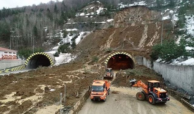 Bolu dağı tüneli ne zaman açılacak? Heyelan meydana geldi dün geceden bu yana kapalı