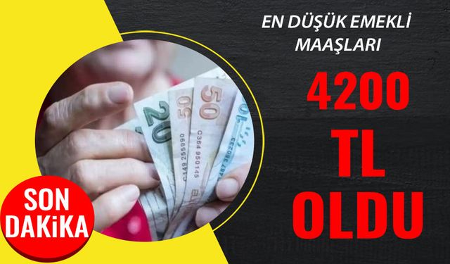 Emekli Maaşlarına Ne Kadar Zam Yapılacağı Belli Oldu! En Düşük Maaş 4200 TL Olacak