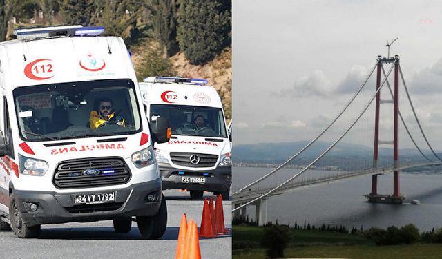 Çanakkale Köprüsü Skandalı! Ambulans Ve Polis Aracı Ücretli! Ambulans Hastaya Para Vermemek İçin Geç Kaldı!