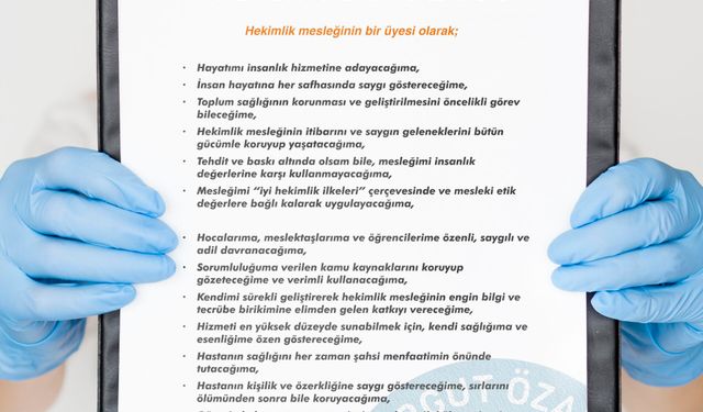 Hekimlik Andı'nda Sansür Uygulandı! Öğrenciler “hastanın cinsel yönelimi” Diye Haykırdı! Değişen Hekimlik Andı Sözleri..