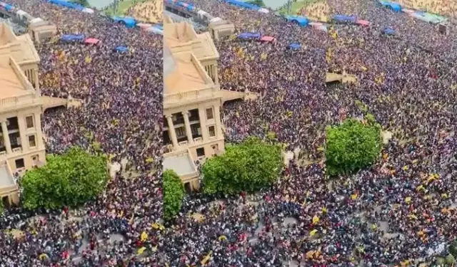 Sri Lanka’da Halk Sarayı Basarken Dikkat Çeken Polis Desteği Oldu! Gotabaya Rajapaksa Tarih Verdi! Rajapaksa Kimdir?