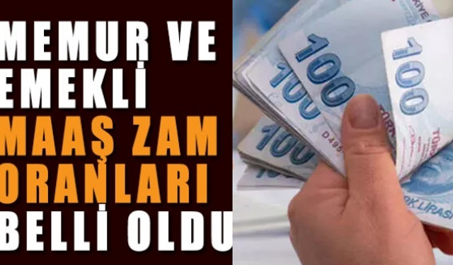 İşte Kesinleşen Memur Ve Emekli Maaşları! 4 Temmuz'u Beklemeyin! Memur Maaşı 9 Bin 268 Lira Duyuruldu!