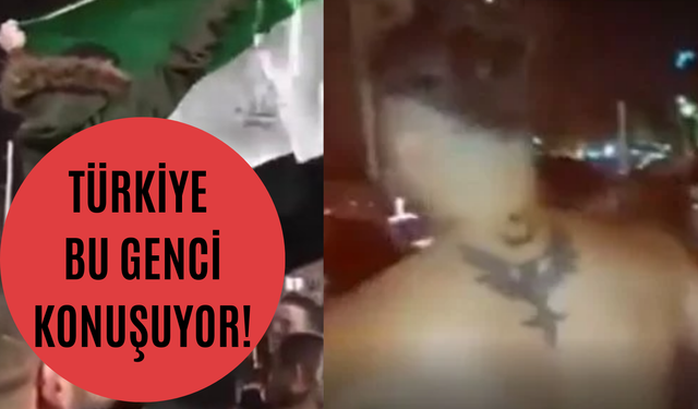 Taksim'de Suriyelilerin Kutlamasını Dağıtan Genç Kim? "Türkiye" Diye Suriyelilere Daldı! Ortalığı Dağıttı!