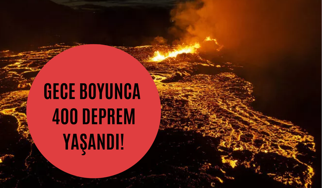 Depremler Sonrası Yanardağ Patlaması Korkuttu! Sadece 32 km Uzakta! İzlanda Halkı Uyarıldı!