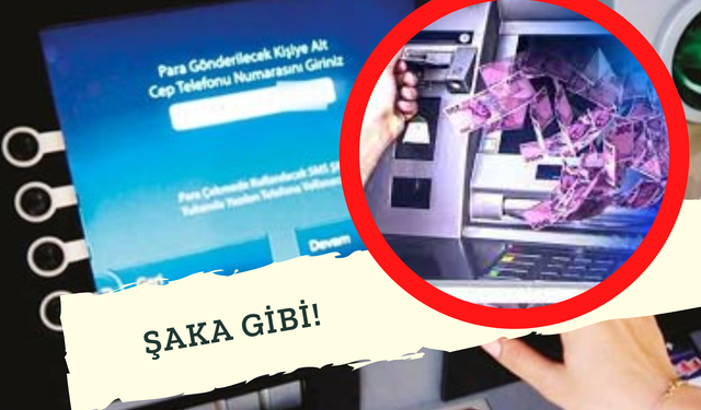 Şaka Gibi Ama Değil! ATM'ler Bile Çıldırdı! Sokağa Para Saçan ATM'yi Gören Şaştı Kaldı!