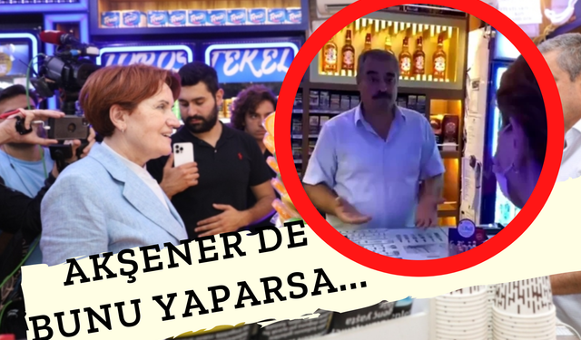 Erdoğan Haklı mı? 6'lı Masaya Merak Akşener'in Esnaf Ziyareti Damga Vurdu! Akşener Tavrı İle Büyük Tepki Topladı!