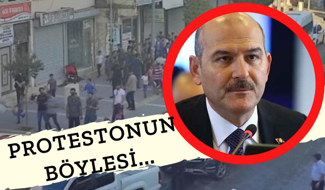 Mardin'de Süleyman Soylu'ya İlginç Protesto! Kepenkler Kapatıldı Soylu Ziyaretini Yarıda Kesti!