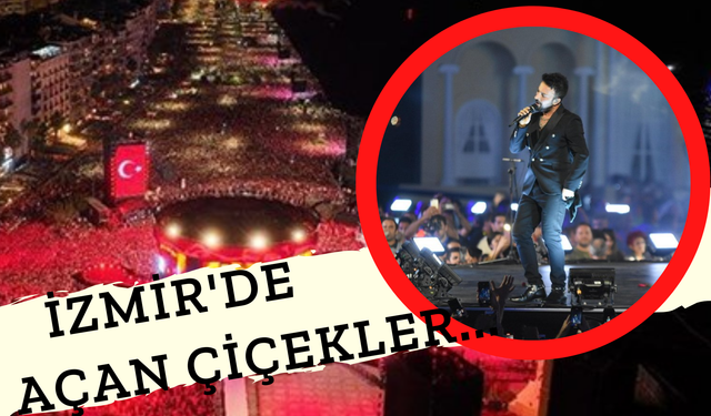 İzmir’de Milyonlar Tarkan İle Coştu!  "Yolla" İle Başlayan Konserde İzmir Marşı İki Defa Okundu!