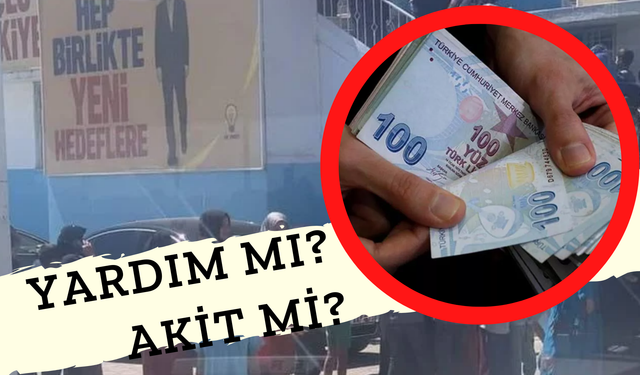 AKP İlçe Başkanlığı'nın 250 TL'lik Market Çeki "Olay" Çıktı! Erdoğan'ın Mitingi Öncesi Yapılan Yardım Ve Zamanlaması...